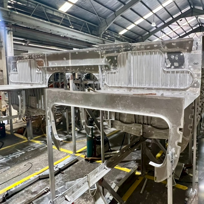 Aluminium vessel construction image from AES's official service page